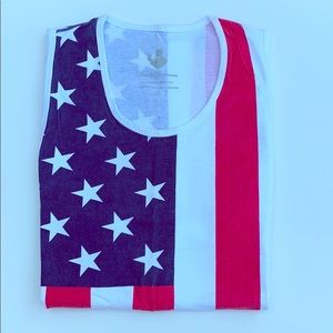 American Flag Tank Top